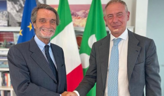 Presidente Fontana incontra Ministro Urso: “A Pavia la Fondazione Nazionale sui chip”