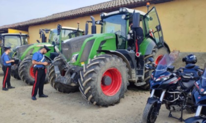Ritrovati in Lomellina tre trattori rubati del valore di 1 milione di euro