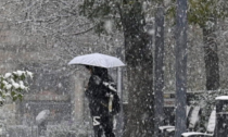 È arrivata la neve nel Pavese, i primi fiocchi in Lomellina e Oltrepò