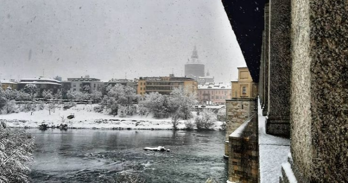 Maltempo in Lombardia, lunedì arriva la neve anche in provincia di Pavia