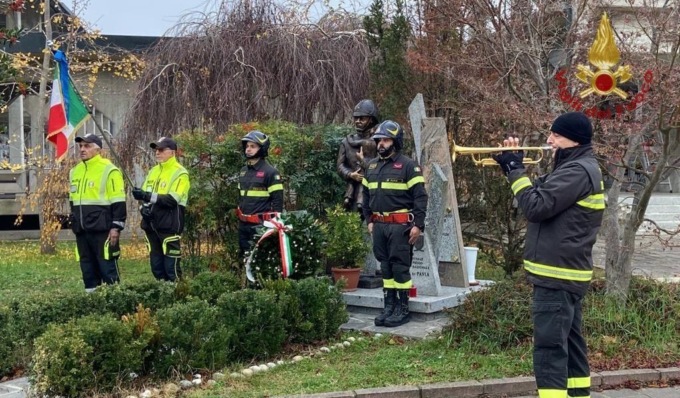 I vigili del Fuoco di Pavia festeggiano la loro patrona Santa Barbara