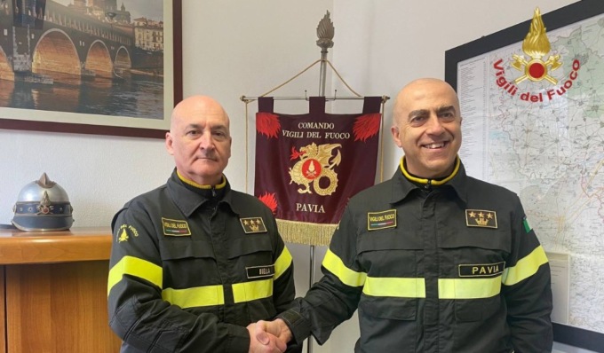 Cambio al vertice dei Vigili del Fuoco di Pavia, arriva il Comandante Segatori