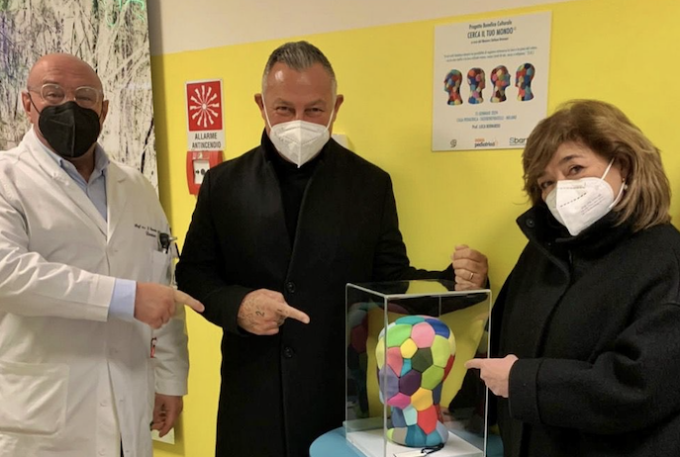Un’opera dell’artista pavese Stefano Bressani per la Pediatria del Fatebenefratelli