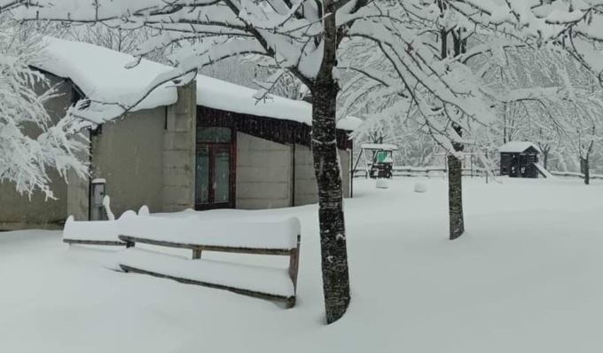 Abbondante neve in Oltrepò Pavese, caduti fino a 80 centimetri di manto bianco