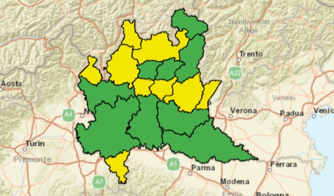 Allerta meteo per rischio incendi boschivi in Oltrepò Pavese: le previsioni