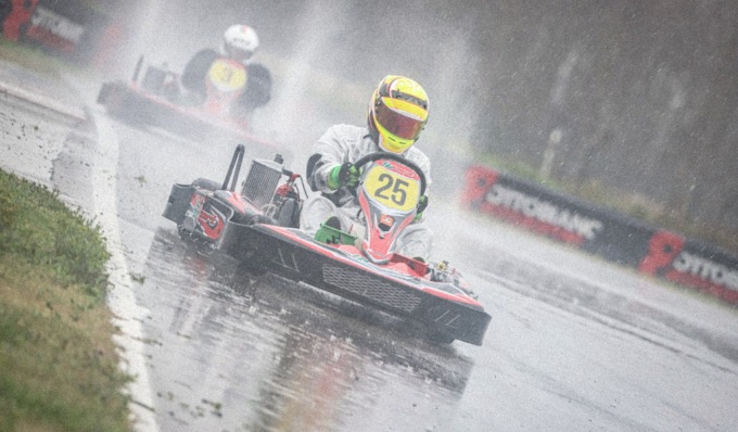 Toscano Racing: primo appuntamento sui Kart2 tempi della IRK Promotion sotto l’acqua