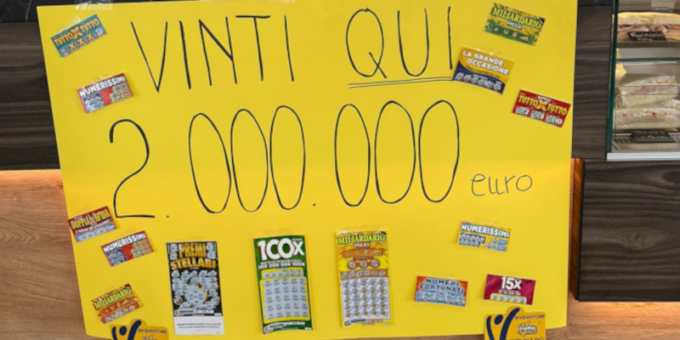 Cliente abituale del distributore vince 2 milioni al gratta e vinci a Pavia: “Continuerò a lavorare”