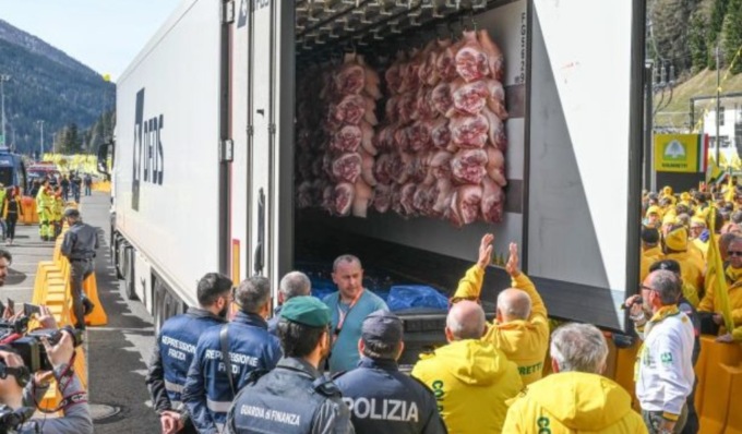 Anche agricoltori pavesi tra i diecimila in mobilitazione al Brennero per fermare il “fake in Italy”