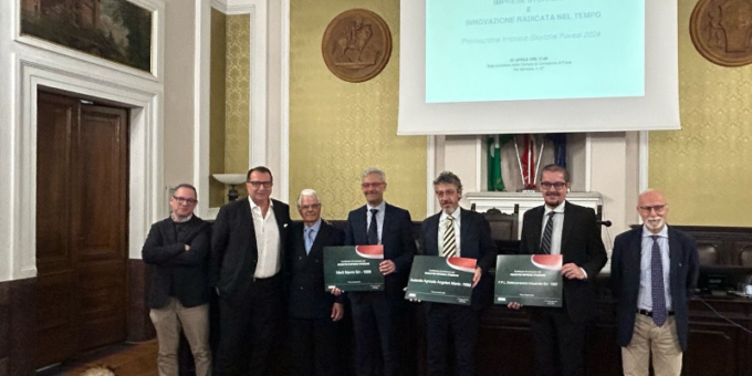 Premiate tre imprese storiche pavesi dalla Camera di Commercio