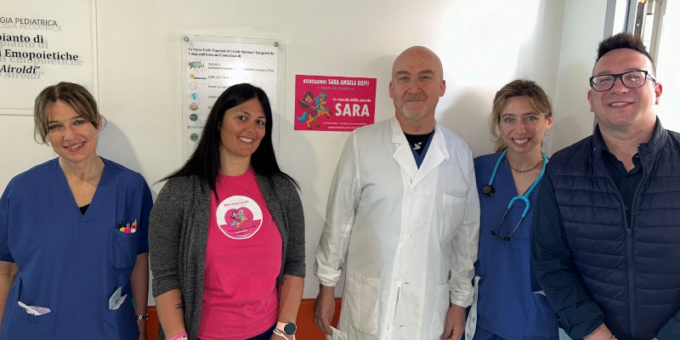 Donazione al reparto di Oncoematologia pediatrica del San Matteo