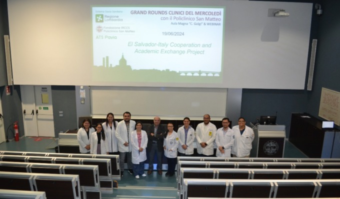 Cooperazione sanitaria internazionale, al San Matteo giovani medici salvadoregni