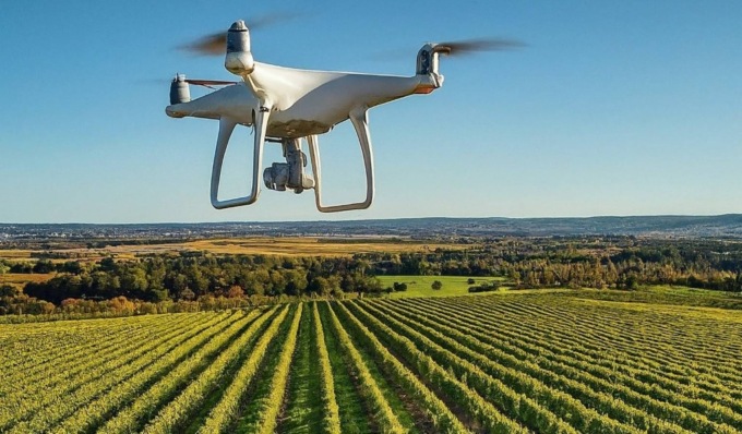 Droni sopra i vigneti dell’Oltrepò per fronteggiare il calo produttivo della vendemmia 2024