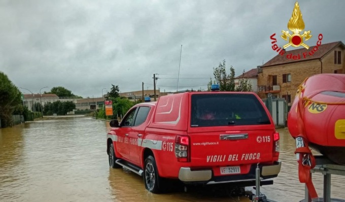 Anche i Vigili del Fuoco di Pavia in supporto per l’emergenza in Emilia-Romagna