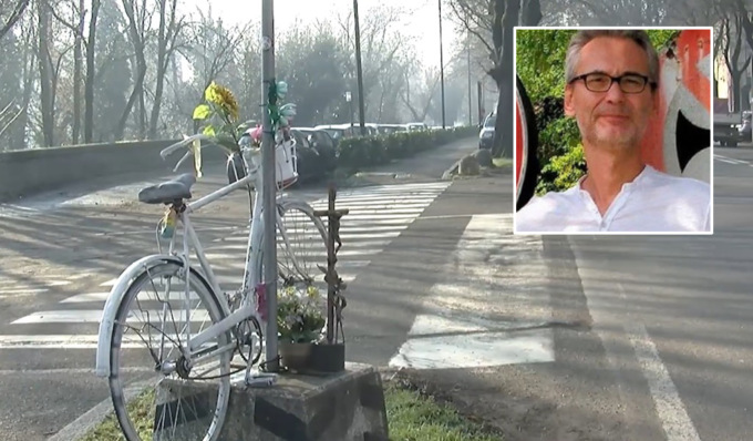 In bici per ricordare il Maestro Marchi, chiesto il processo per la professoressa che lo investì