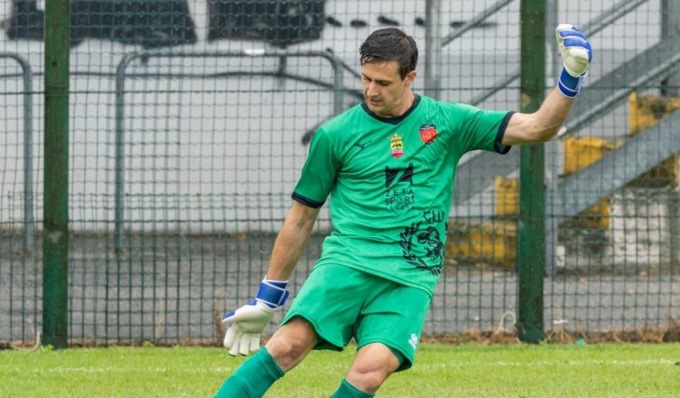 Grave infortunio per il portiere della Vogherese, Alessandro Guarnone: asportata la milza dopo uno scontro di gioco