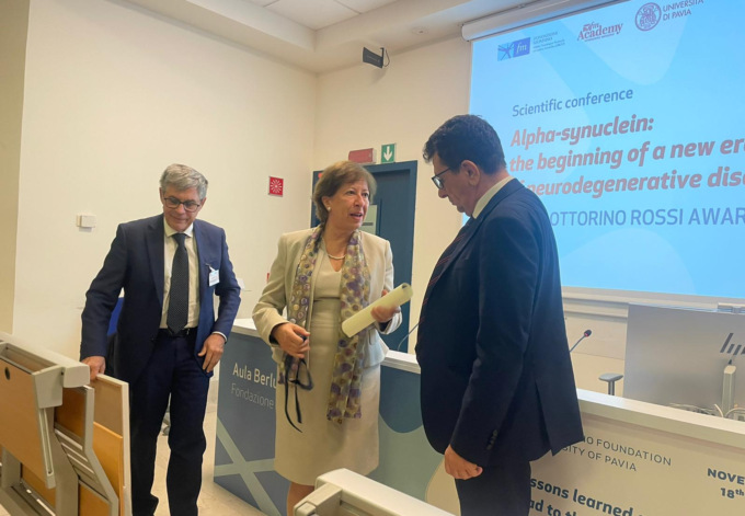 Maria Grazia Spillantini, dell’Università di Cambridge, riceve il premio Ottorino Rossi