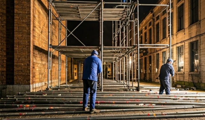 Sorpresi a smontare e rubare un’impalcatura, tre uomini nei guai