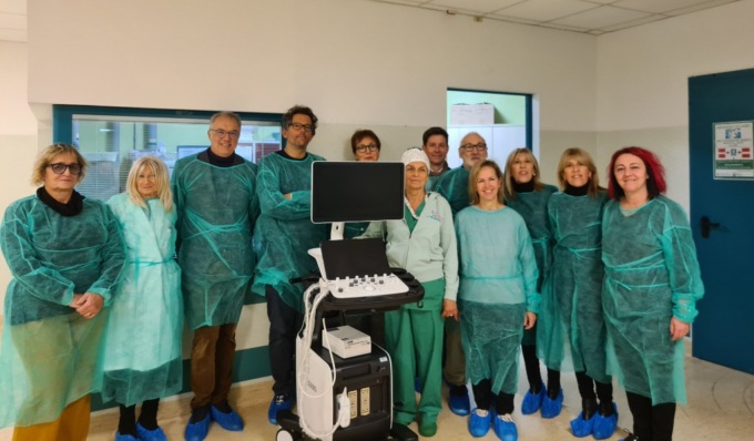 Donato un ecografo alla Chirurgia Generale – Senologia del San Matteo
