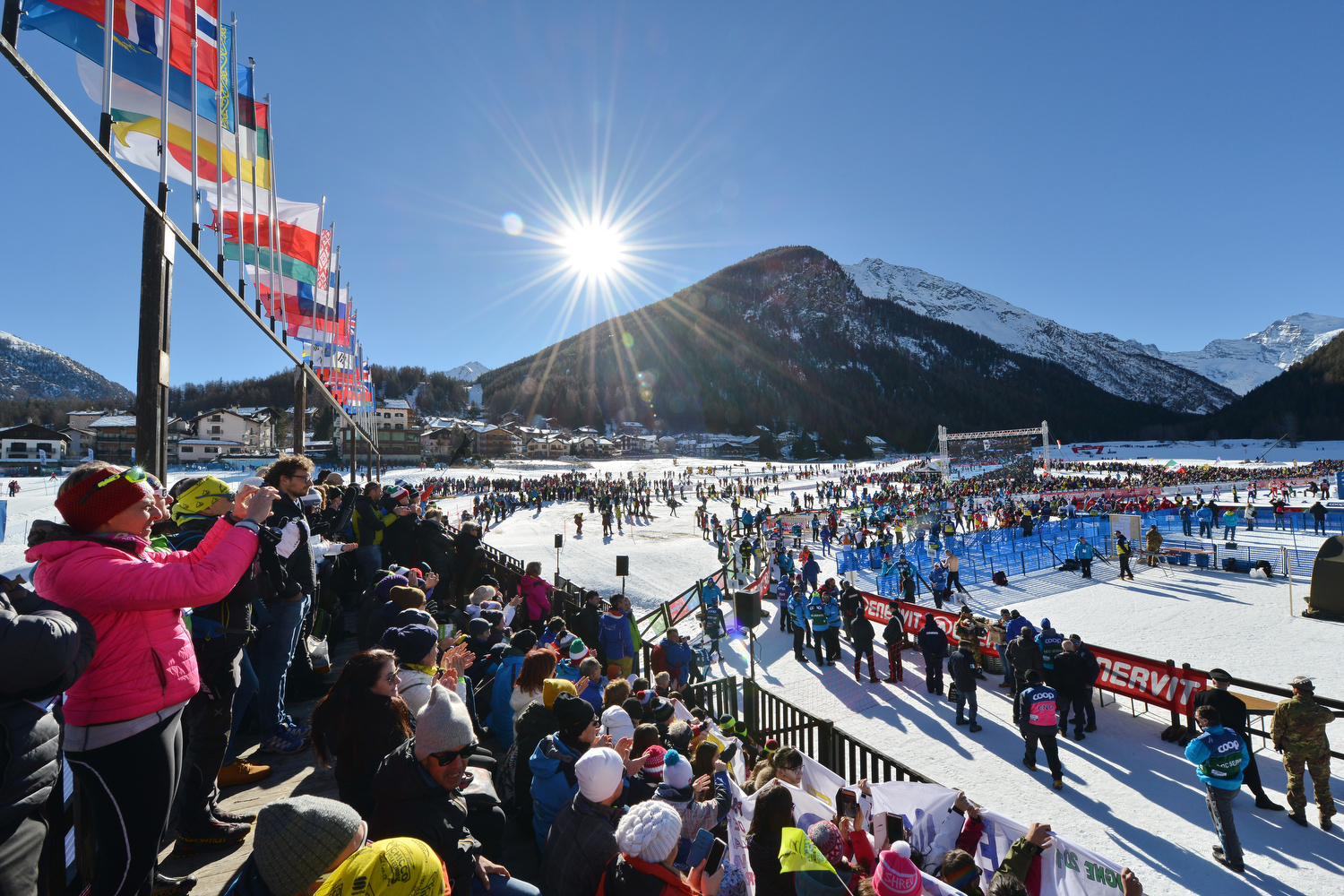 Coop FIS Cross-Country World Cup, Cogne (AO), last edition in 2019. Photo credit: Paolo Rey