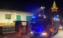 Incendio canna fumaria, intervento dei Vigili del Fuoco a Dorno