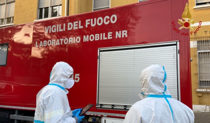 Esercitazione al reattore nucleare dell’Università di Pavia, simulato incendio all’interno della struttura