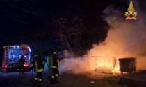 Incendio a Rivanazzano, a fuoco alcuni cassonetti dei rifiuti