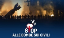 1° febbraio 2025: anche il Comune di Pavia si illumina di blu per dire “Stop alle bombe sui civili”