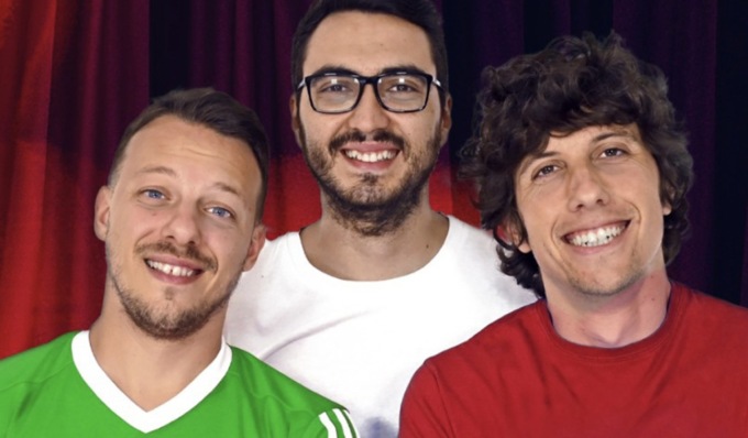 Gli Autogol al Fraschini, il trio comico a Pavia in uno spettacolo tutto da ridere