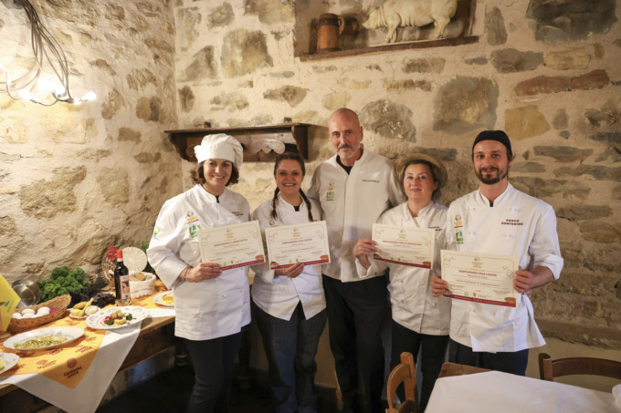 Cresce il numero dei cuochi contadini, quattro nuovi diplomati in provincia di Pavia