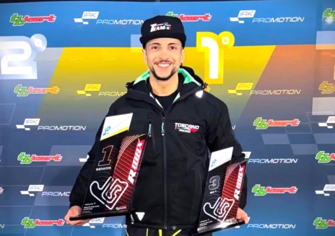 La Toscano Racing a podio con Lorenzo Cioni nel primo round di Campionato R-Max TBKart 125