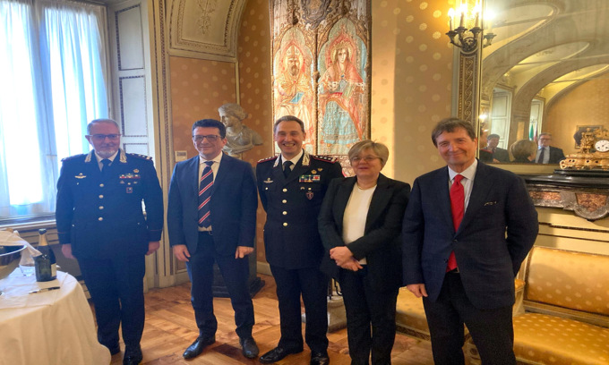 All’Università studenti a lezione con il generale di corpo d’armata dei carabinieri