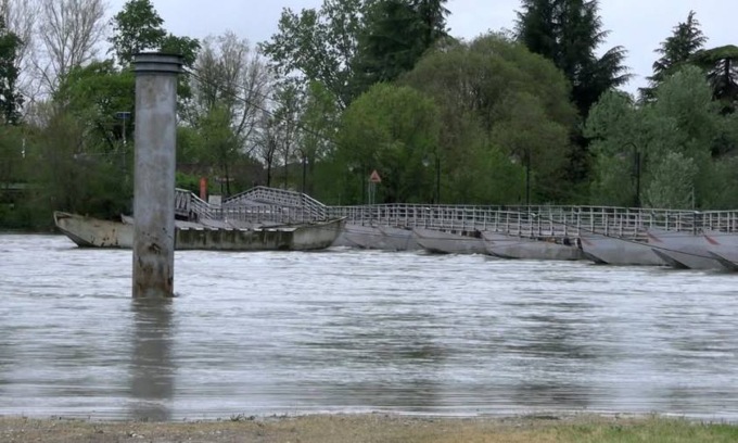 Innalzamento fiume Ticino, proroga chiusura Ponte delle Barche tra Bereguardo e Zerbolò
