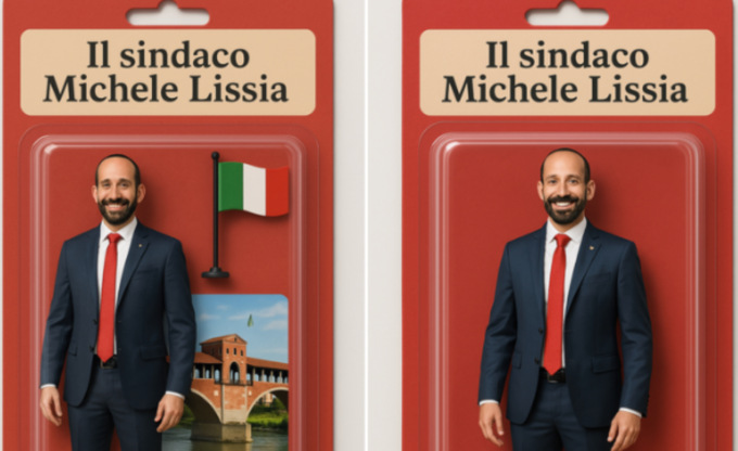 L’action figure del sindaco di Pavia Michele Lissia: come creare la vostra con ChatGpt