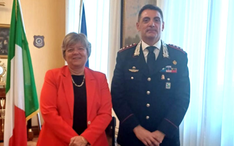 Nuovo Comandante Provinciale dei Carabinieri a Pavia: il Colonnello Grimaldi incontra il Prefetto