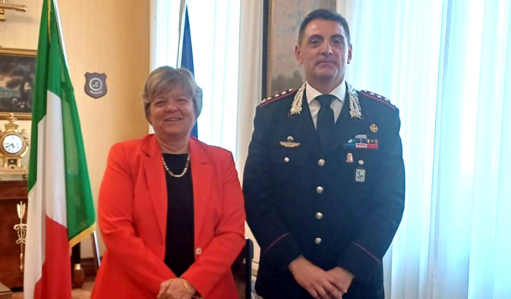 Nuovo Comandante Provinciale dei Carabinieri a Pavia: il Colonnello Grimaldi incontra il Prefetto