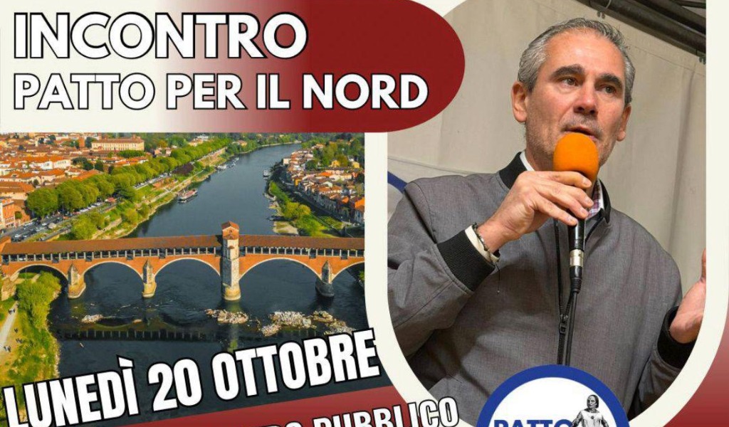 Paolo Grimoldi presenta a Pavia il nuovo movimento federalista “Patto per il Nord”