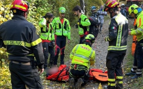 Endurista cade sul Monte Alpe durante un’escursione off-road e si procura alcune fratture