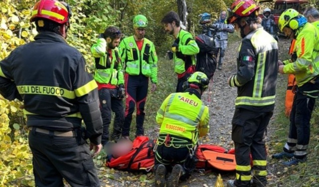 Endurista cade sul Monte Alpe durante un’escursione off-road e si procura alcune fratture
