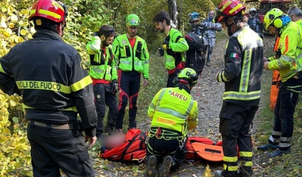 Endurista cade sul Monte Alpe durante un’escursione off-road e si procura alcune fratture