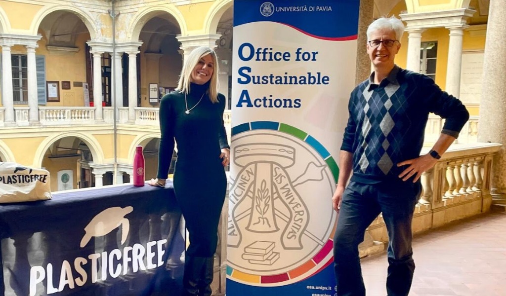 Università di Pavia: rinnovo del Patto con Plastic Free per un Ateneo più sostenibile