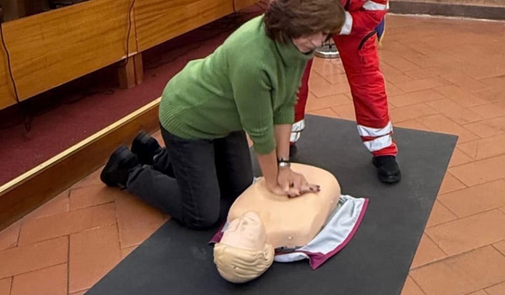 A Palazzo Malaspina parte il corso di Primo Soccorso BLSD per il personale della Prefettura