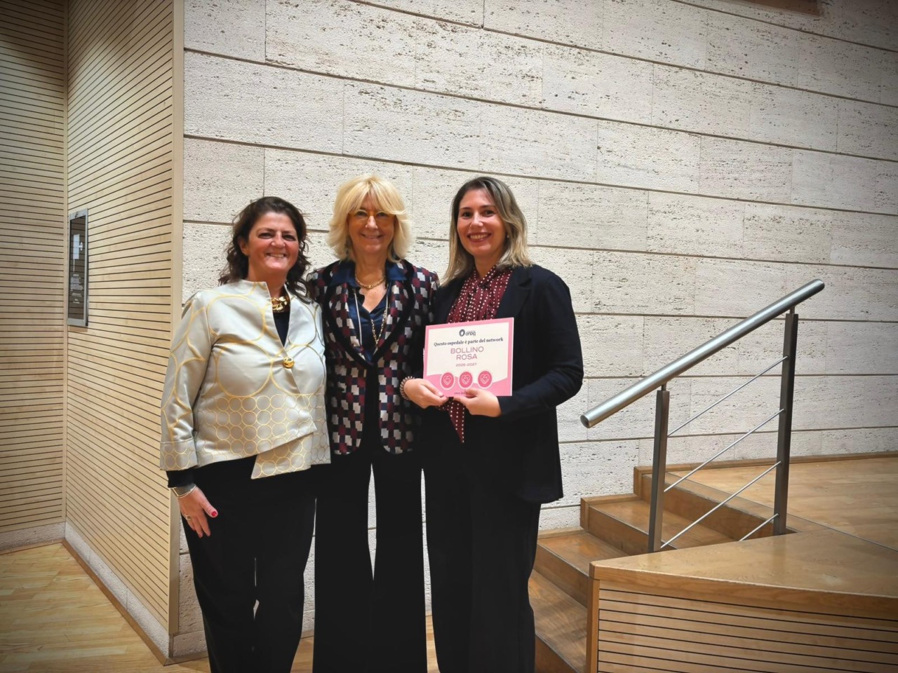 Ospedale a misura di donna: confermati i 3 Bollini Rosa al San Matteo di Pavia