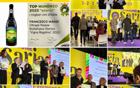 Golosaria 2025: il Buttafuoco Storico “Rogolino” tra le migliori cento bottiglie d’Italia