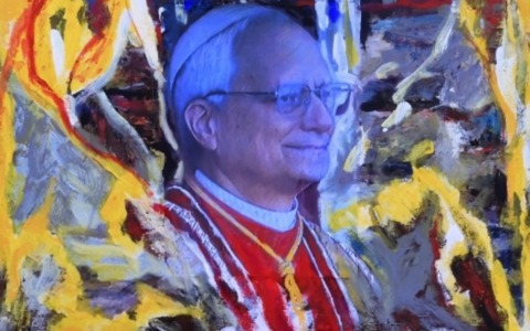 Dal ritratto alla Triade Sacra: i primi mesi di pontificato di Papa Leone XIV in una mostra a Pavia