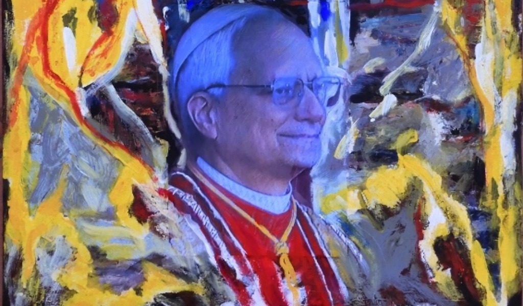 Dal ritratto alla Triade Sacra: i primi mesi di pontificato di Papa Leone XIV in una mostra a Pavia