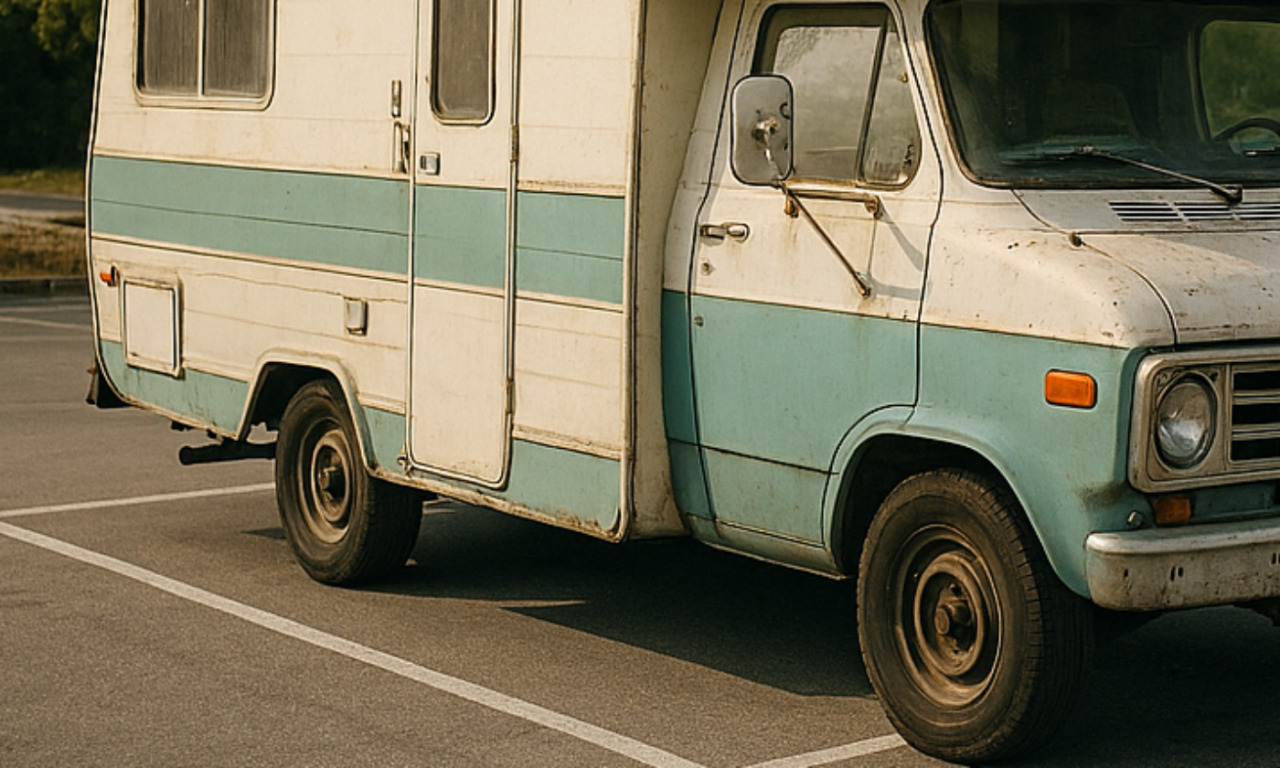 Camper abbandonato nel parcheggio privato del San Matteo di Pavia, rimosso dagli agenti