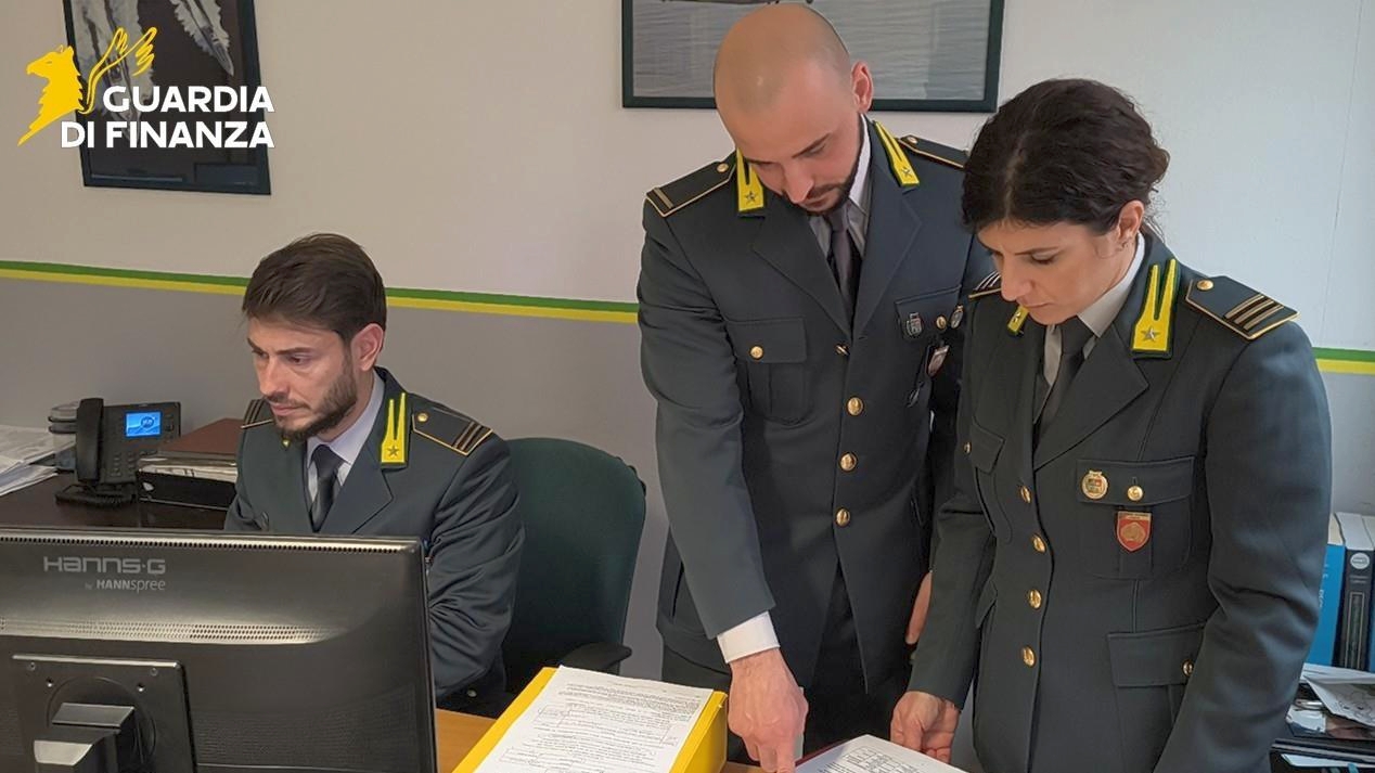 I finanzieri padovani nel corso delle indagini