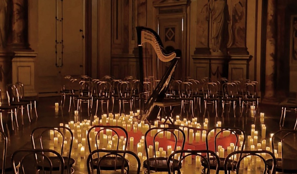 Concerto d’arpa a lume di candela presso il Castello di Belgioioso