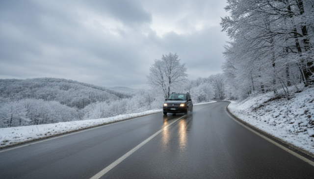 Quando la pioggia diventa ghiaccio: il gelicidio insidia le strade dell’Oltrepò Pavese