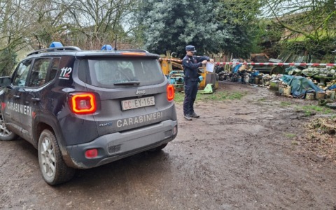 Maxi discarica abusiva in area protetta a Miradolo: sequestrata area di 10mila metri quadrati